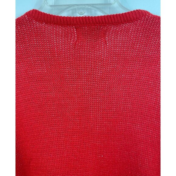 Vintage MLB Cincinnati Reds Cliff Engle Frookie Cookie Red Sweater Adult Small - Picture 7 of 8